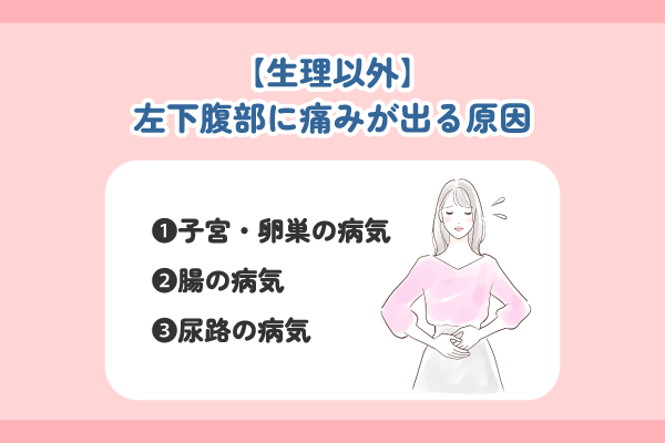 【生理以外】左下腹部に痛みが出る原因