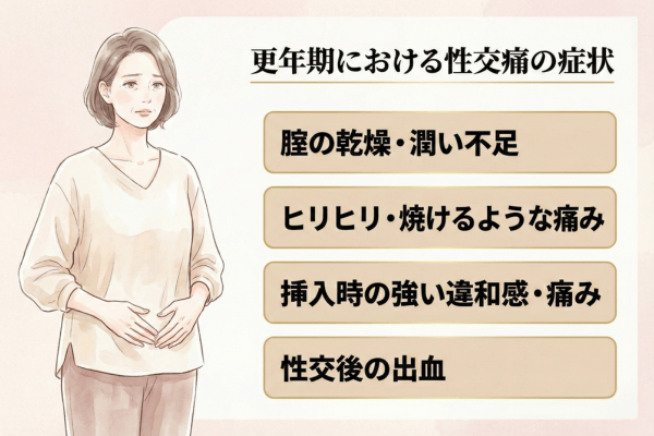 更年期における性交痛の症状