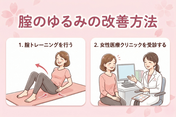 腟のゆるみの改善方法