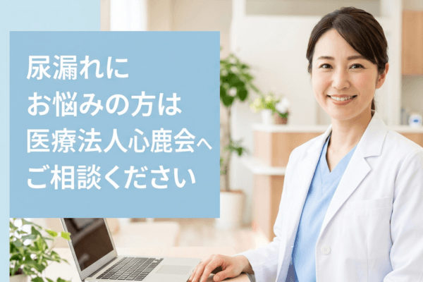 尿漏れにお悩みの方は医療法人心鹿会へご相談ください