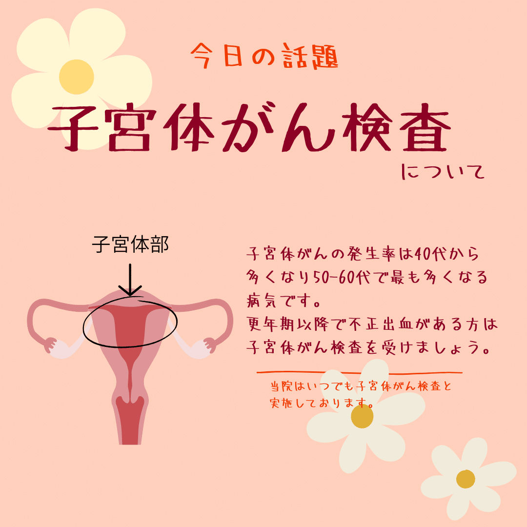 子宮体がん検査について